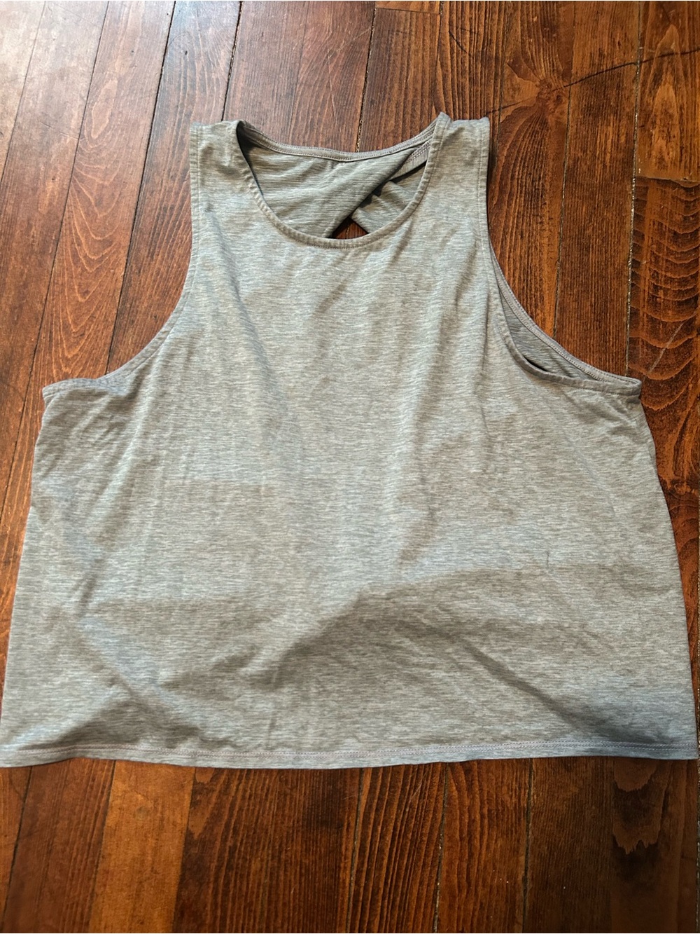 Women’s Grey Sleeveless Tank Top